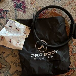 Pro Body Pilates Ring with Black Carrying Bag